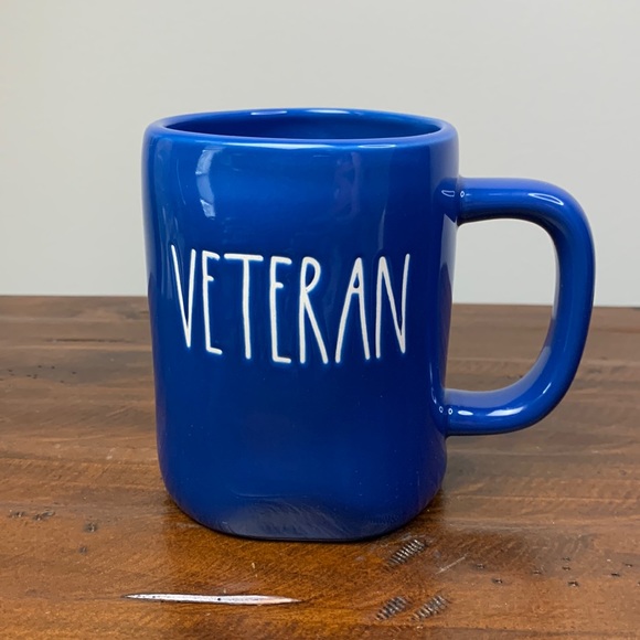 Rae Dunn Dining Last Rae Dunn Veteran Bright Blue Mug Poshmark
